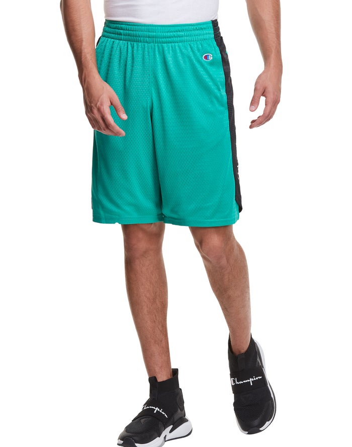 Pantalones Cortos Champion Hombre - Mesh Basketball ( Turquesa ) 6014532-HU